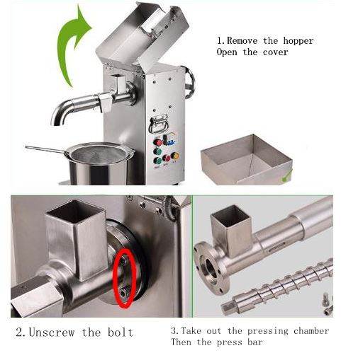 oil press cleaning
